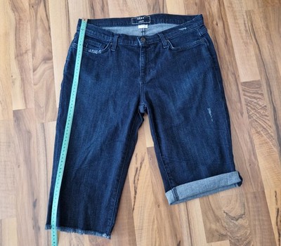 Neue DKNY Damen Jeans Shorts Kurze Hose Denim washed Ludlow 38/40