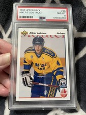 1991 Upper Deck #26 Niklas Lidstrom PSA 8 NM-MT 