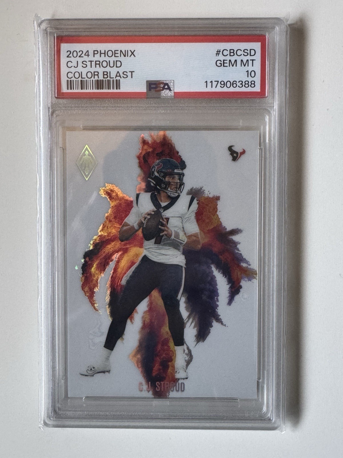2024 Panini Phoenix C.J. Stroud Color Blast PSA 10