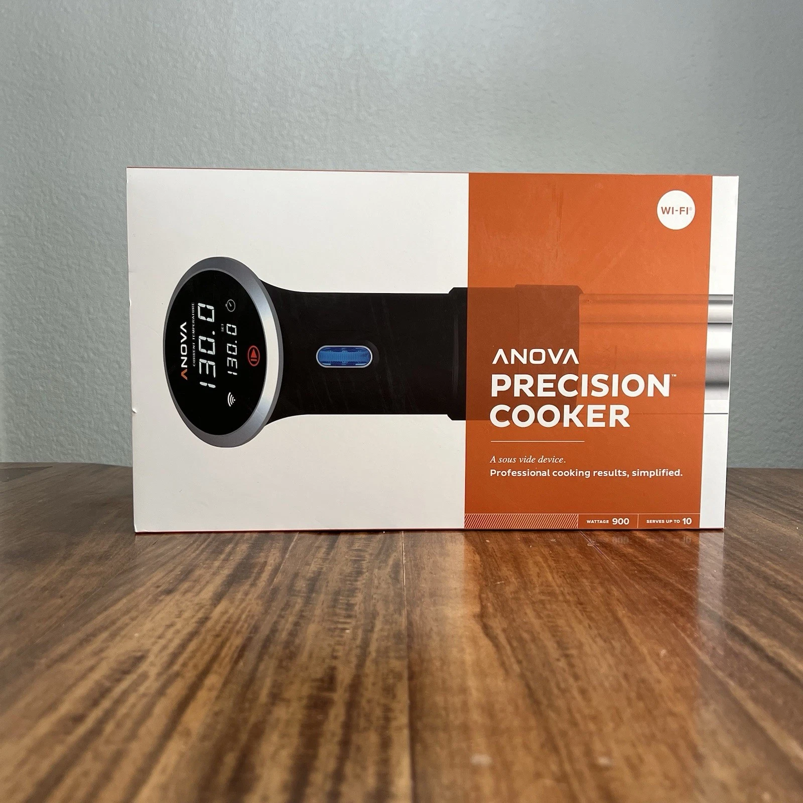 Anova Sous Vide - Precision Cooker Wifi Smart Gourmet Slow- Black New Open Box