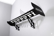 Ferrari Car Wall Shelf Car Spoiler Style Rear Wing Shelf   Automotive Home Decor