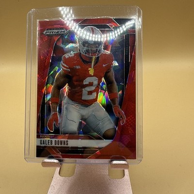 2025 Panini Prizm Draft Picks - Caleb Downs #159 Red Ice Prizm (RC)