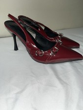 Women Low Kitten Heels Slingback Pumps Pointed Toe Dressy Wedding Party Pumps