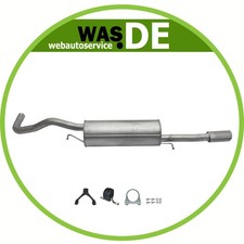 Auspuff Endschalldämpfer Audi A4 & Audi A4 Avant 1.6 inkl. Montagesatz