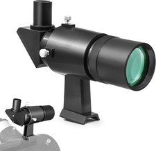 Astromania Finder Scope, 9x50 Right Angle Metal Optical Finderscope for Astronom