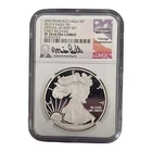 2012 S Proof American Silver Eagle Dollar Pf70 Ultra Cameo Mike Castle Signed