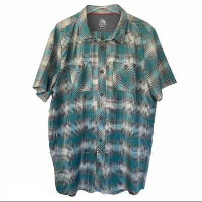 River Edge Men s Dress Shirt Green Business Casual