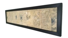 Image of Marauders Map - Harry Potter Framed Artwork - 36 x 8"  