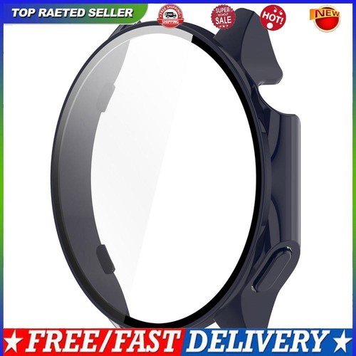 Hard PC Case+ Glass Screen Protector for OPPO Watch X/OnePlus Watch 2 (Blue)