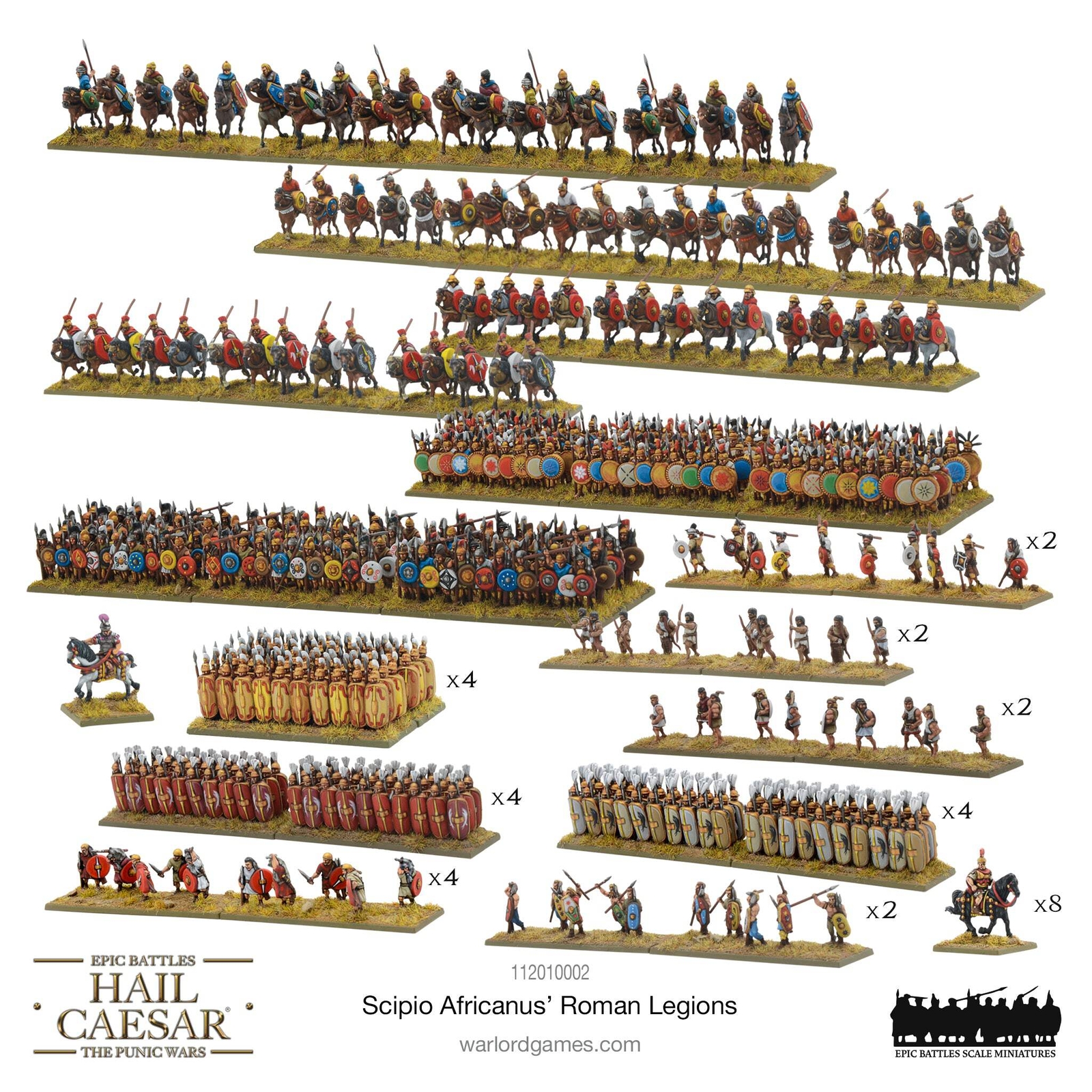 Hail Caesar Epic Battles: Scipio Africanus’ Roman Legions - Warlord Games