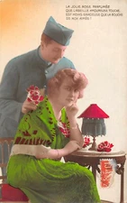 Old postcard Patriotique (134764) Patriotic postcard Fantasy