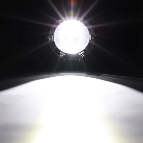 AUXBEAM 4" Punto Redondo LED Vainas Luz de Trabajo Offroad Lámpara de Conducción Ámbar Blanco - Imagen 14 de 17