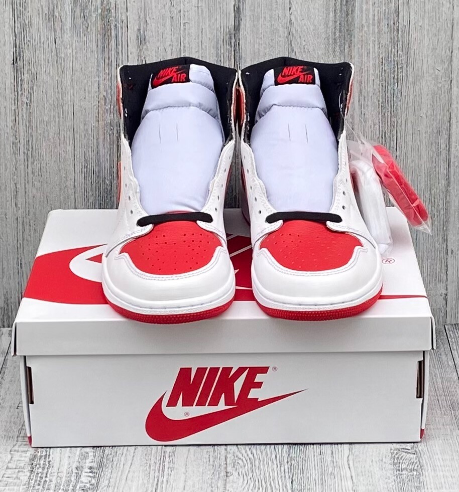 MENS AIR JORDAN 1 RETRO HIGH OG-HERITAGE /WHITE-RED-BALCK