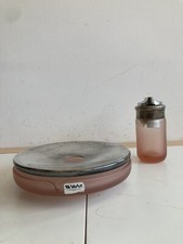 Rare Smoke Set Veart glass design