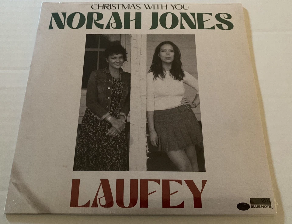 NORAH JONES / LAUFEY Christmas With You 7” Red Marble Vinyl 1st Press SEALED - Image 2 of 4