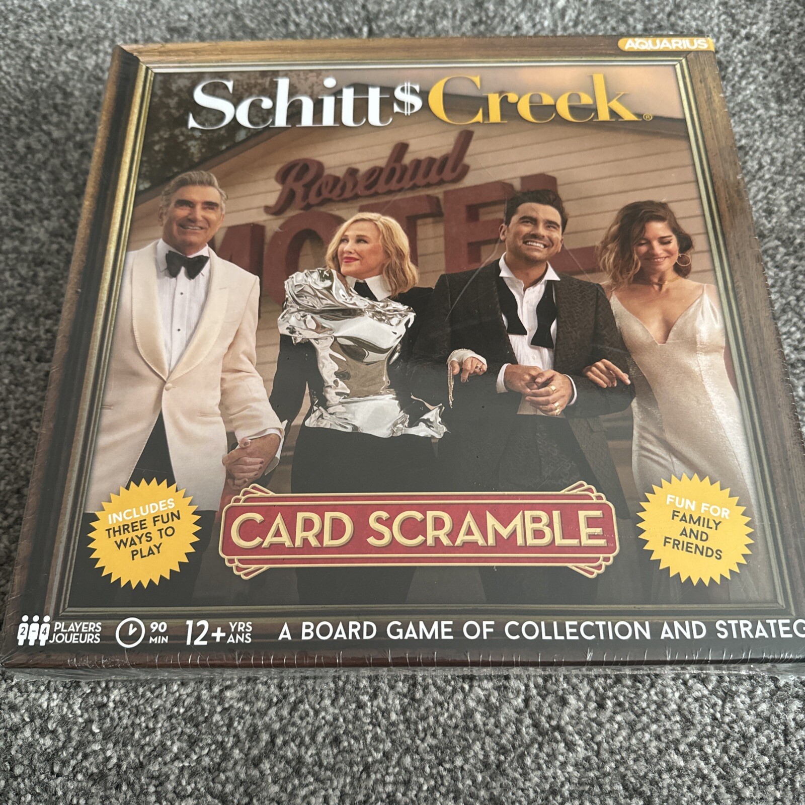 Schitts Schitt$ Creek Card Scramble Strategy Board Game by Aquarius NEW SEALED