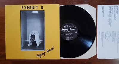 Exhibit B LP Playing Dead & 7 Page Lyric Insert PENTAGON UK CHERRY BOYS