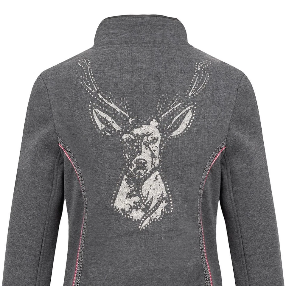 Hailys Damen Sweat Jacke Trachtenjacke Blazer Oktoberfest Damenjacke Lo44tti - Bild 4 von 4