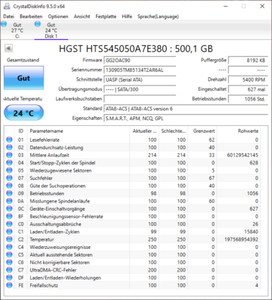 HGST Travelstar Z5K500 500GB, 2.5", 8MB, 7mm,5400rpm,SATA 3Gb/s, HTS545050A7E380