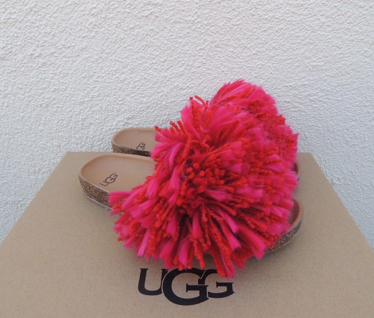 Ugg sandals deals red