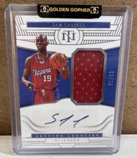 Sam Cassell 2023 National Treasures Lasting Legacies Jersey Auto 01/99 RARE MINT