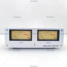 MIC-73 Square Analog VU Meter Alloy Panel and LED Warm Backlight Voice Control