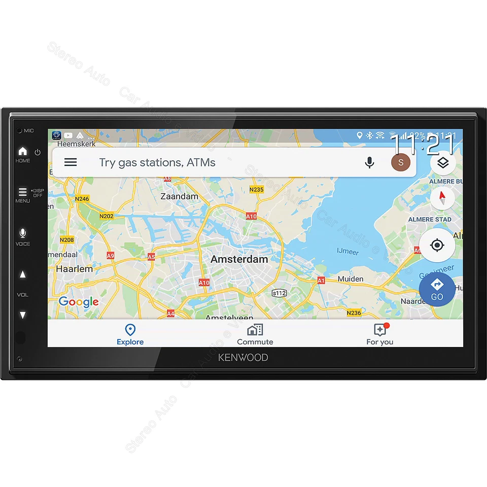SINTOMONITOR 2 o 1 DIN Autoradio CarPlay Android Wi-Fi Bluetooth USB Retrocamera - Immagine 4 di 4