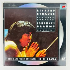 Richard Strauss - Also Sprach Zarathustra / Brahms Symphony 1 Ozawa LD LaserDisc