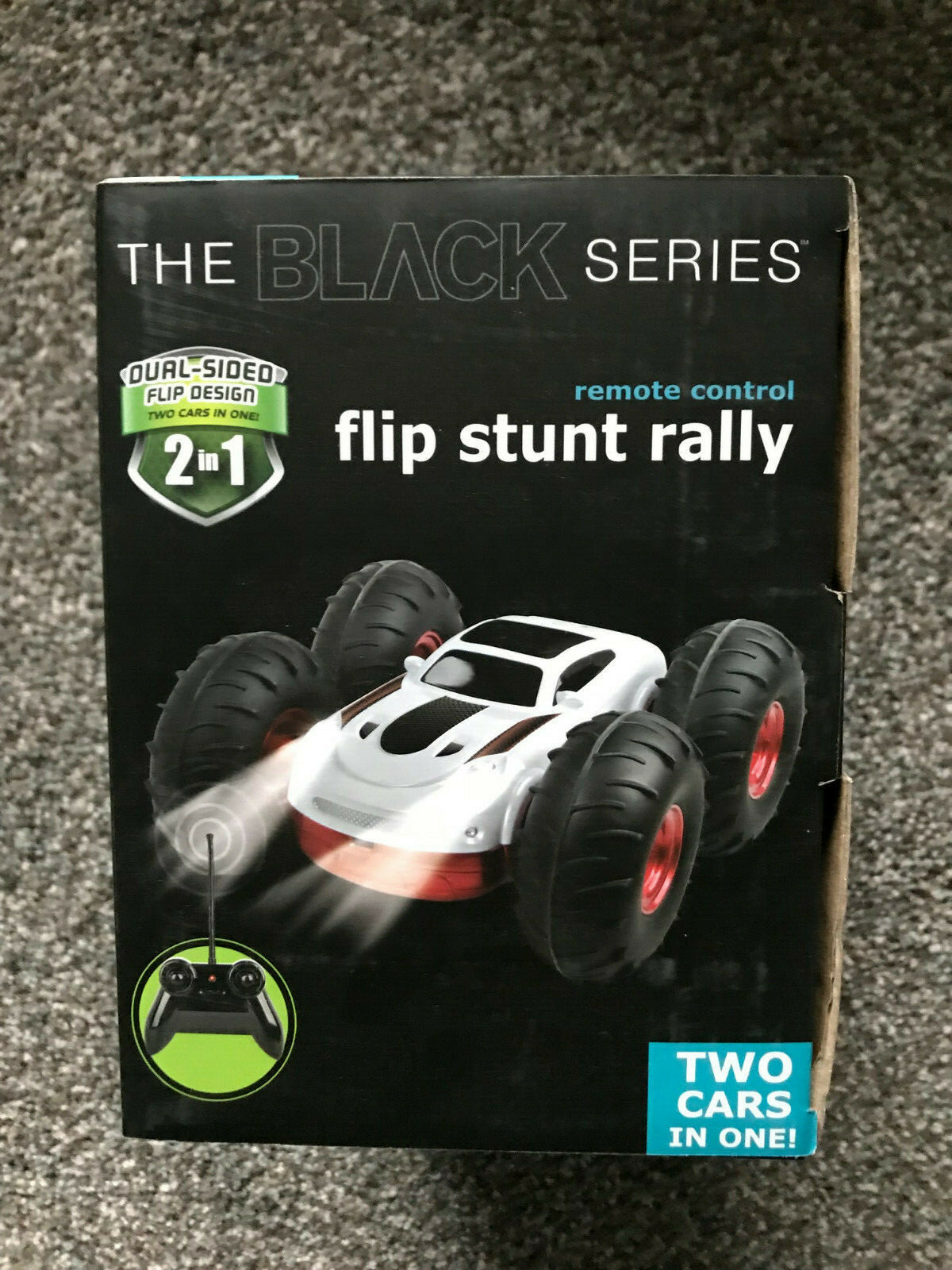 black series radio controlled vehicle flip stunt rally