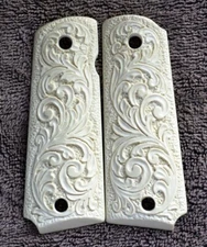 1911/Clones For Kimber/Colt Frames Carved Scroll Design! GREAT!
