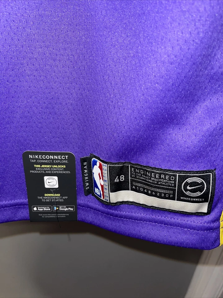 Camiseta deportiva Nike NBA Los Angeles Lakers Lonzo Ball Engineered AA7097-504 talla 48 LRG Foto 4 de 4
