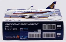 SQ Wings 1:200 Singapore Airlines Cargo "Open Door" B747-400F Diecast Jet 9V-SFI