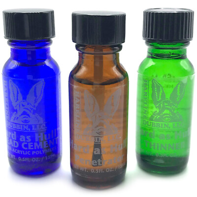 HARD AS HULL HEAD CEMENT - Fly Tying Original, Penetrator, Thinner Hareline NEW!