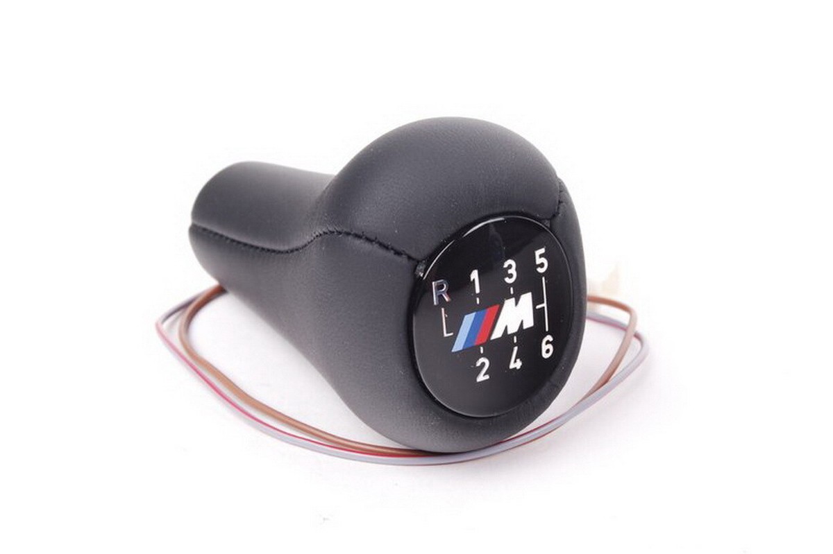 BMW Illuminated Shift Knob 6-speed Z4 M E85 Black Leather OEM