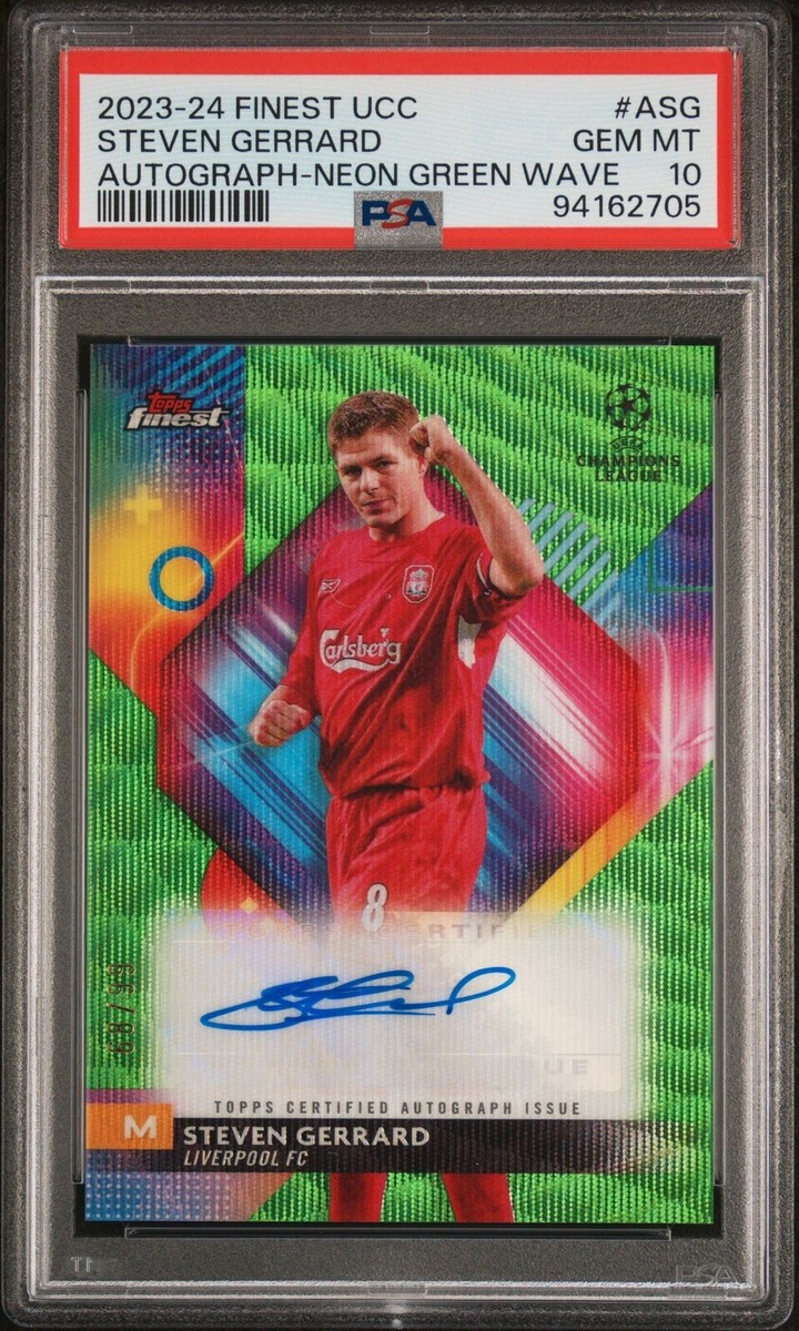 2024 Topps Finest Steven Gerrard Auto