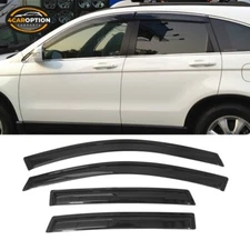 Fits 12-16 Honda CRV Window Visors Rain Sun Guard Vent 4Pc Set
