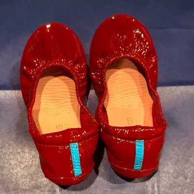 Tieks By Gavrieli Juniors (KIDS) Size 8 Mini RUBY RED Christmas New Out of Box