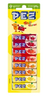 European PEZ Halloween Gift Box – 50 Candy Rolls (Fruit Mix: Cherry, Lemon, Strawberry, Orange)-1105709