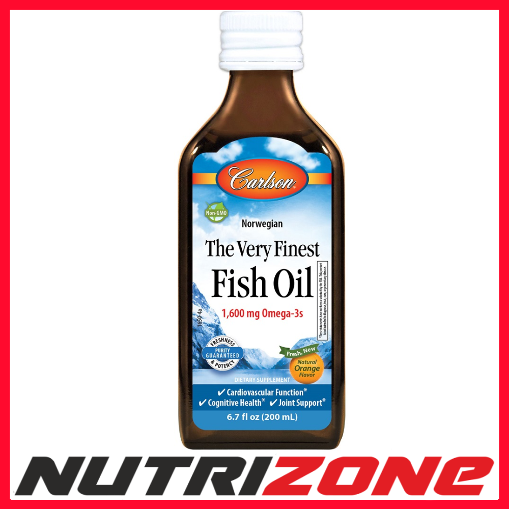 Carlson Labs The Very Finest Fish Oil 1,600Mg - Lemon / 6.7Oz (200Ml) - Image 2