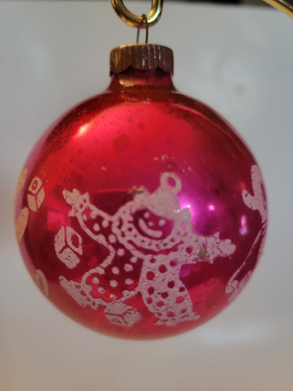 12 Vintage Glass Ornaments 10 Shiny Brite 2 Other Stenciled, Mica w