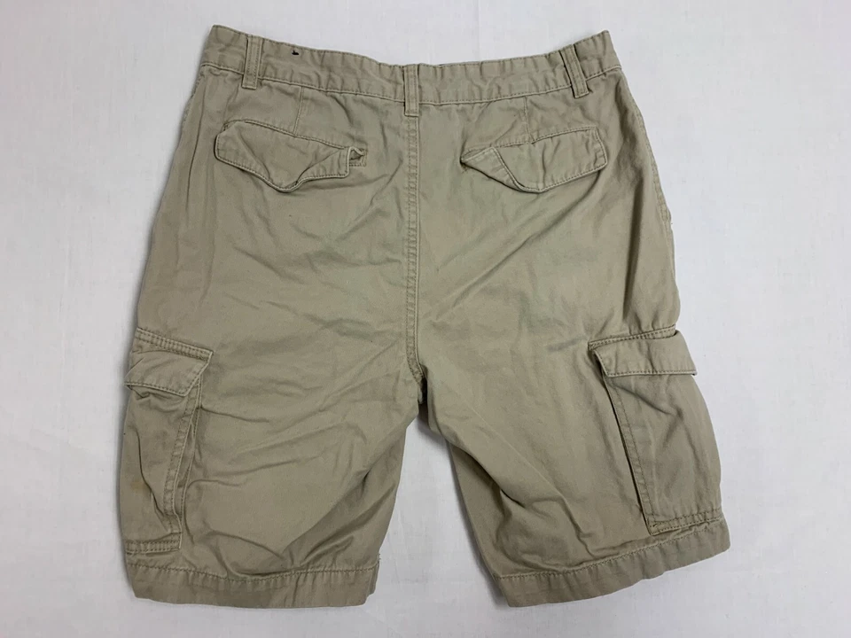 Shorts cargo masculino tamanho 30W FALLS CREEK bege em excelente estado usado - Imagem 4 de 4