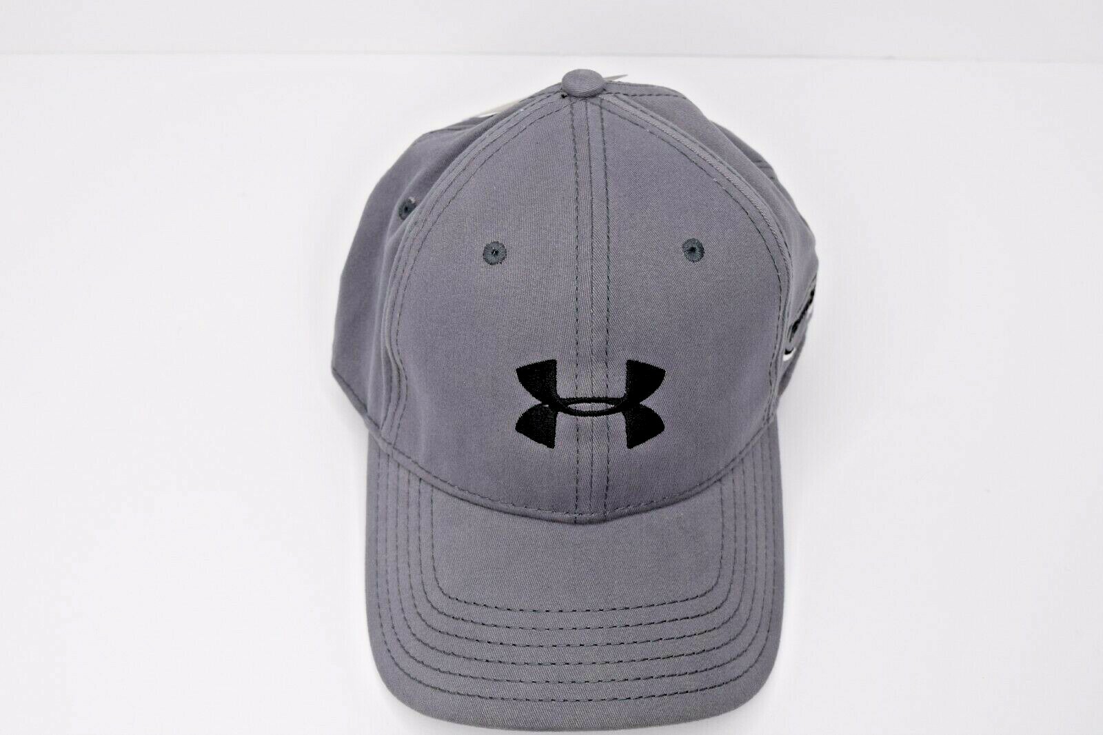 Under Armor Grey Baseball Hat/Cap Adjustable Truc… - image 8