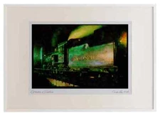 Steam Trains 182022 Durango & Silverton No. 480 Poses On The Turntable Watercol