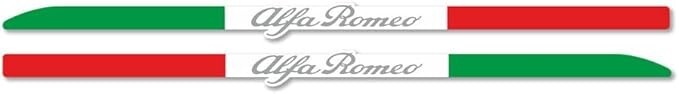Strisce Adesive Tricolore Per Specchietti Alfa Romeo Giulietta - Decorazione Italiana - Foto 6