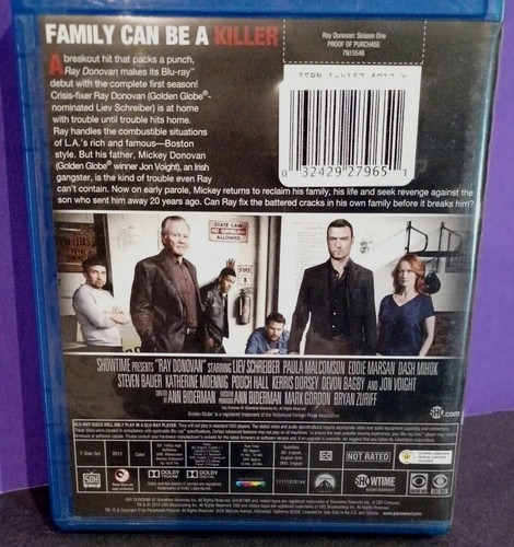 Blu-Ray-2 Seasons Of RAY DONOVAN- Season 1 Pre-owned/ Season 2 New - Picture 7 of 20