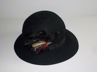 VTG Geo. W Bollman & Co Inc Doeskin felt hat Made in USA 100  display picture 2