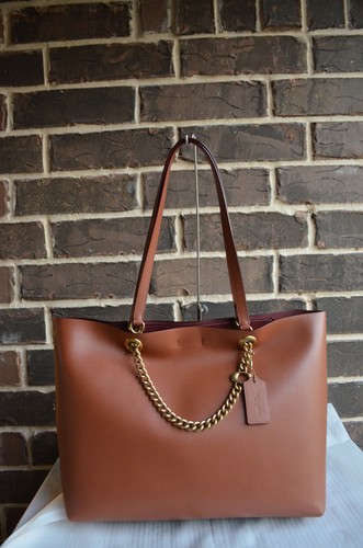 coach tote saddle