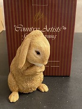 Country Artists-Natural World Honey Lop Dwarf Ear Rabbit 03365 Original Box