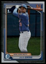 2024 Bowman Chrome Prospects Julio Zayas #BCP-162 GS1-1