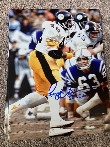 Pittsburgh Steelers Reggie Harrison signed 8x10 W/COA
